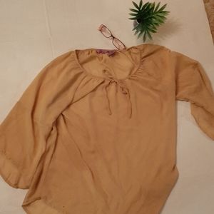 Beige blouse, Large.
